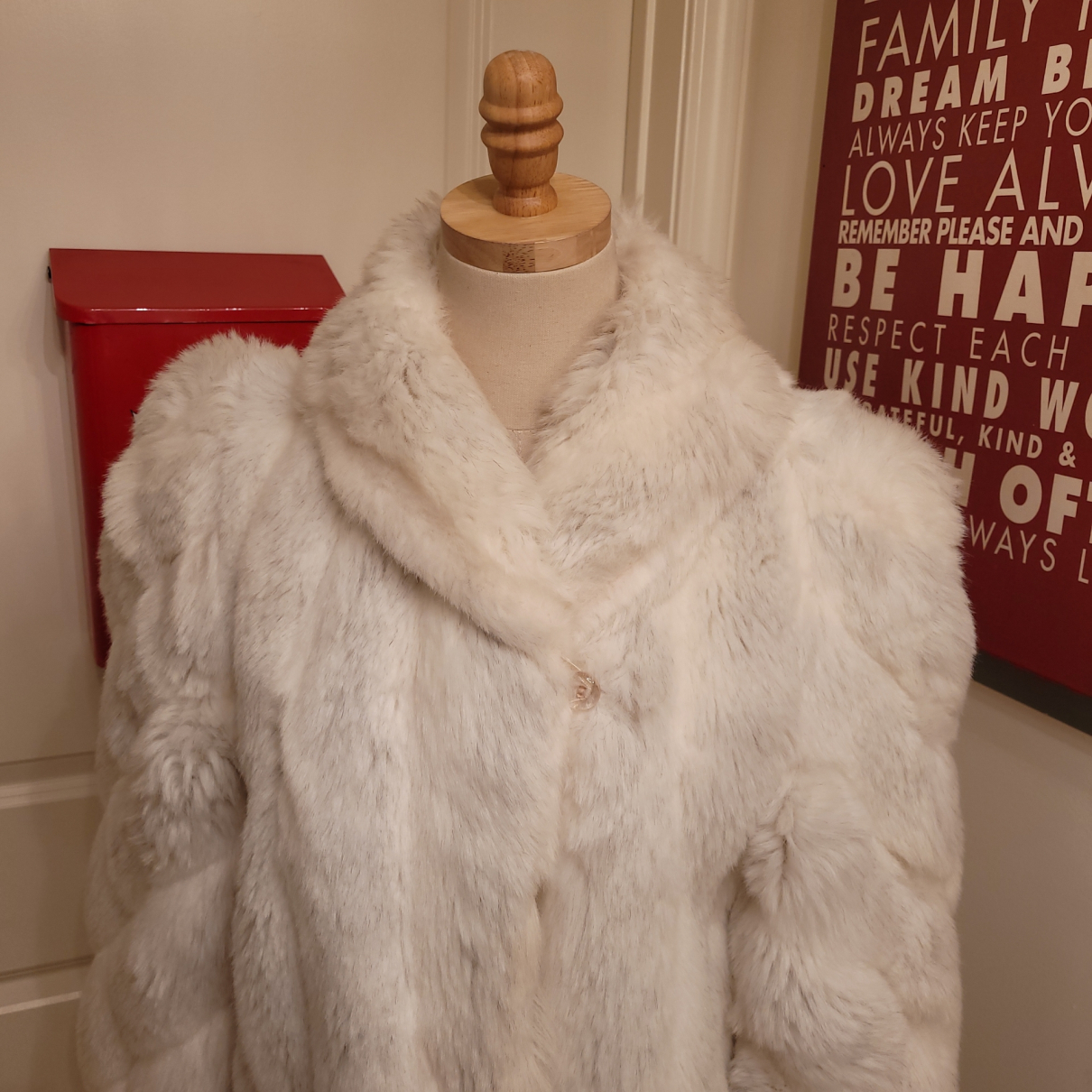 Faux fur jacket Jordache White size M 